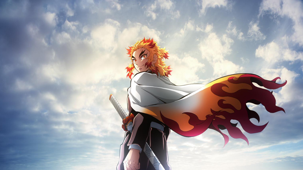 煉獄杏寿郎(アニメ鬼滅の刃 遊郭編キービジュアル)
