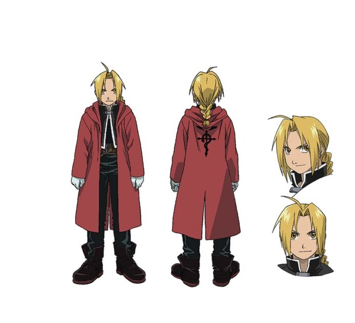 エドワード・エルリック(鋼の錬金術師)のアニメ公式キャラクター設定画