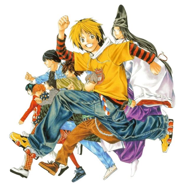 ヒカルの碁 原画展メインビジュアル(ヒカルと佐為たち)