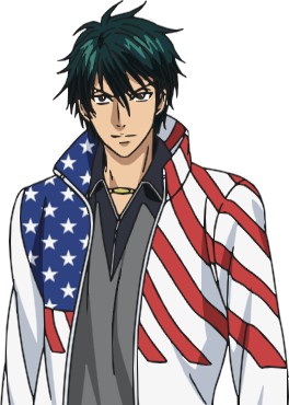 越前リョーガの公式キャラクター画像(アメリカ代表)