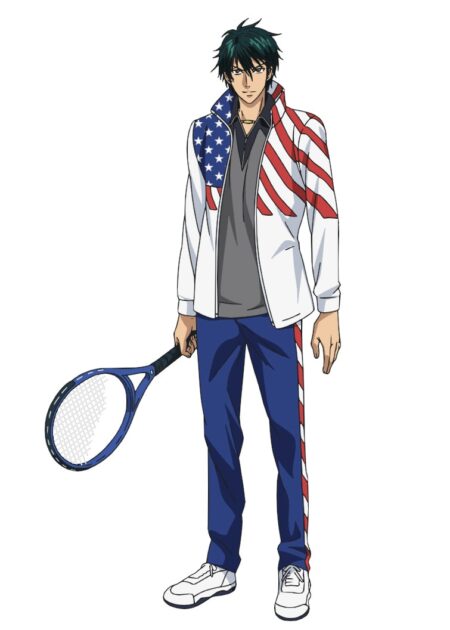 アメリカ代表時の越前リョーガのキャラクタービジュアル
