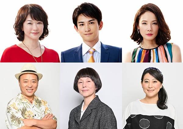 ドラマ『中学聖日記』の出演者6人の宣材写真